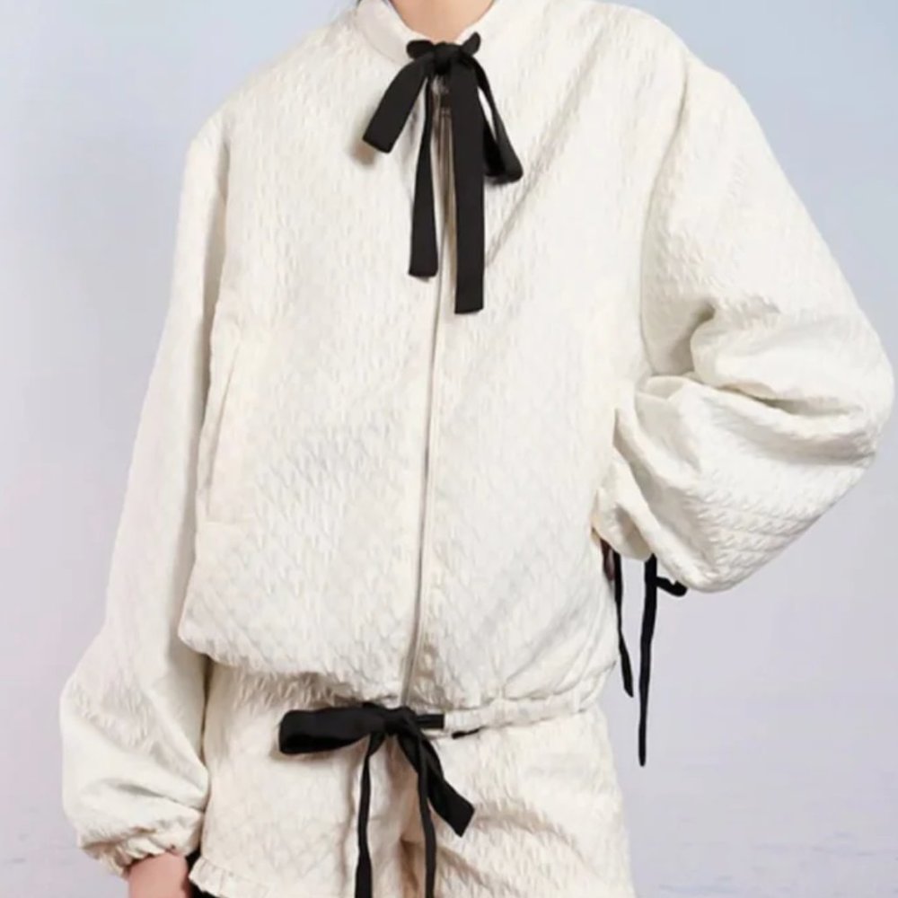 Sister Jane Adella Jacquard Bomber Jacket - S